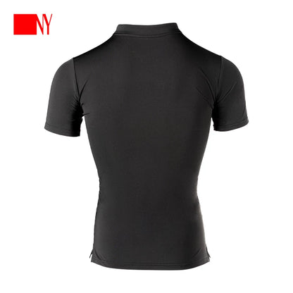 NY Nayi Modern Dance Suit Top Short Sleeve T-Shirt Men's Summer Ballroom Dance Latin Dance Practice Suit 25171S