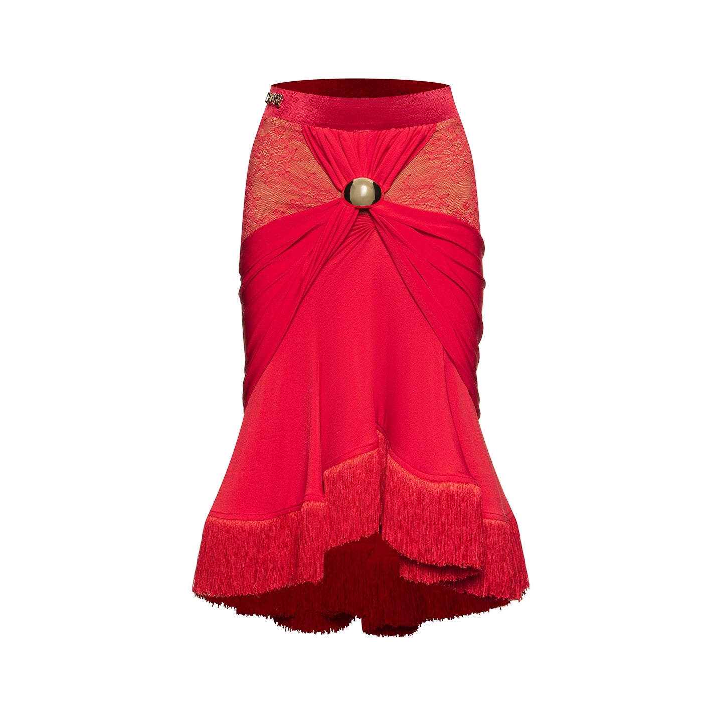 DUYQ [NSAD] 002 Metal kinky splicing skirt Latin girls practice clothes performance class uniforms professional