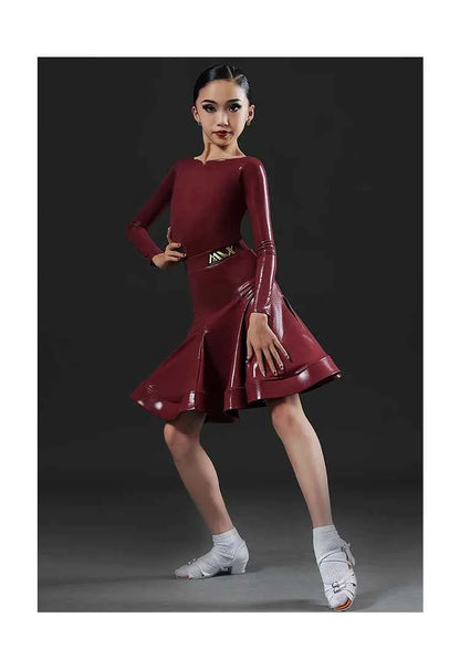 MLX.8981 high-end children's Latin dance costume competition grading regulations, tailor-made dance costumes