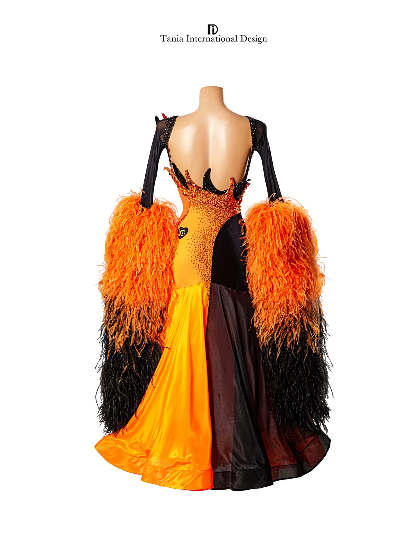 TID M1299 women's ballroom dance dress ballroom dance professional competition costume - Mine·Jas