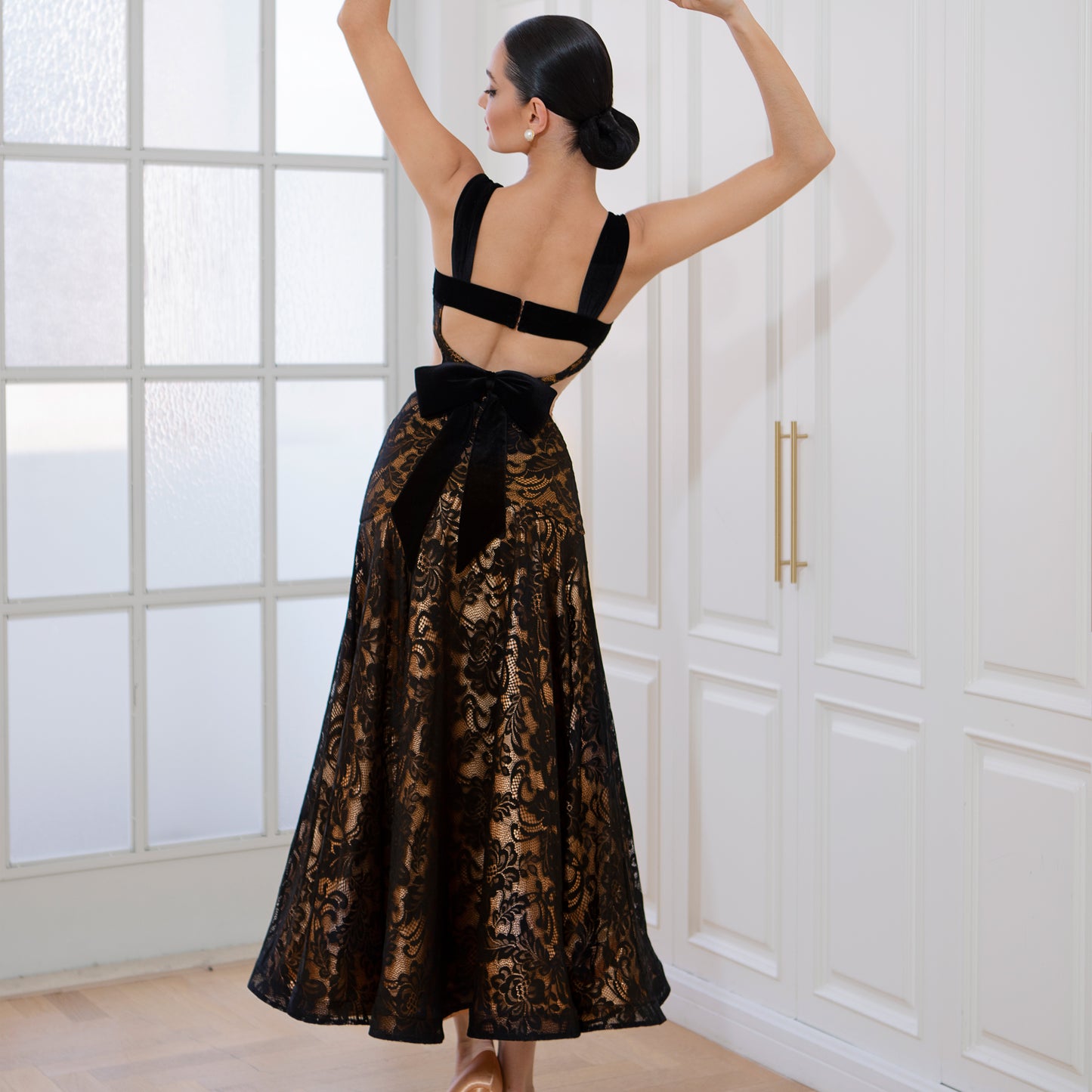 TID-D014 new professional ballroom dance competition suit premium dance skirt adult ballroom dance suit