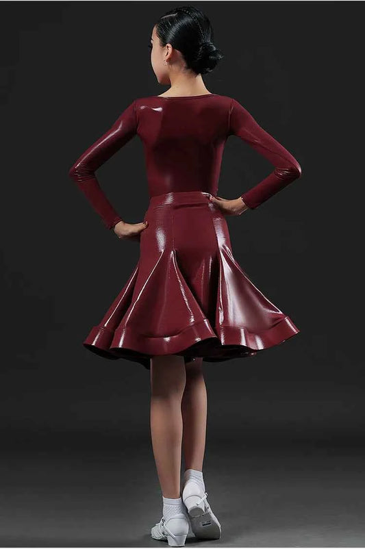 MLX.8981 high-end children's Latin dance costume competition grading regulations, tailor-made dance costumes