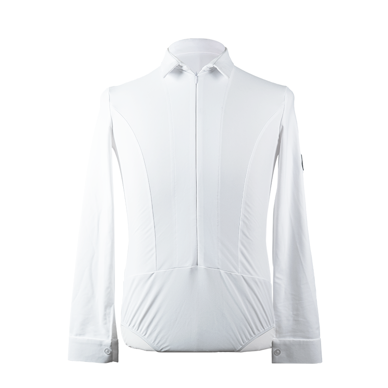 G.DANCE Children's Dance Costume Boys Latin Modern Dance White Shirt Trousers Performance Competition Regulations Uniform 5106