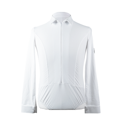 G.DANCE Children's Dance Costume Boys Latin Modern Dance White Shirt Trousers Performance Competition Regulations Uniform 5106