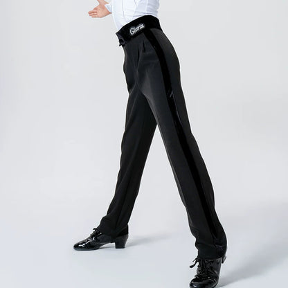 G.DANCE Children's Dance Boys Latin Modern Dance White Shirt Trousers Show Competition Regulations