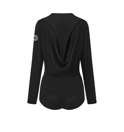 DUYQ-016 Gymnastics Long Sleeve Top National Standard Latin Dance Suit Women's Practice Suit Advanced