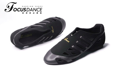 FocusDance  Dance Shoes Original Design Teacher Shoes Breathable Hollow Latin Modern Flat Bottom with Root