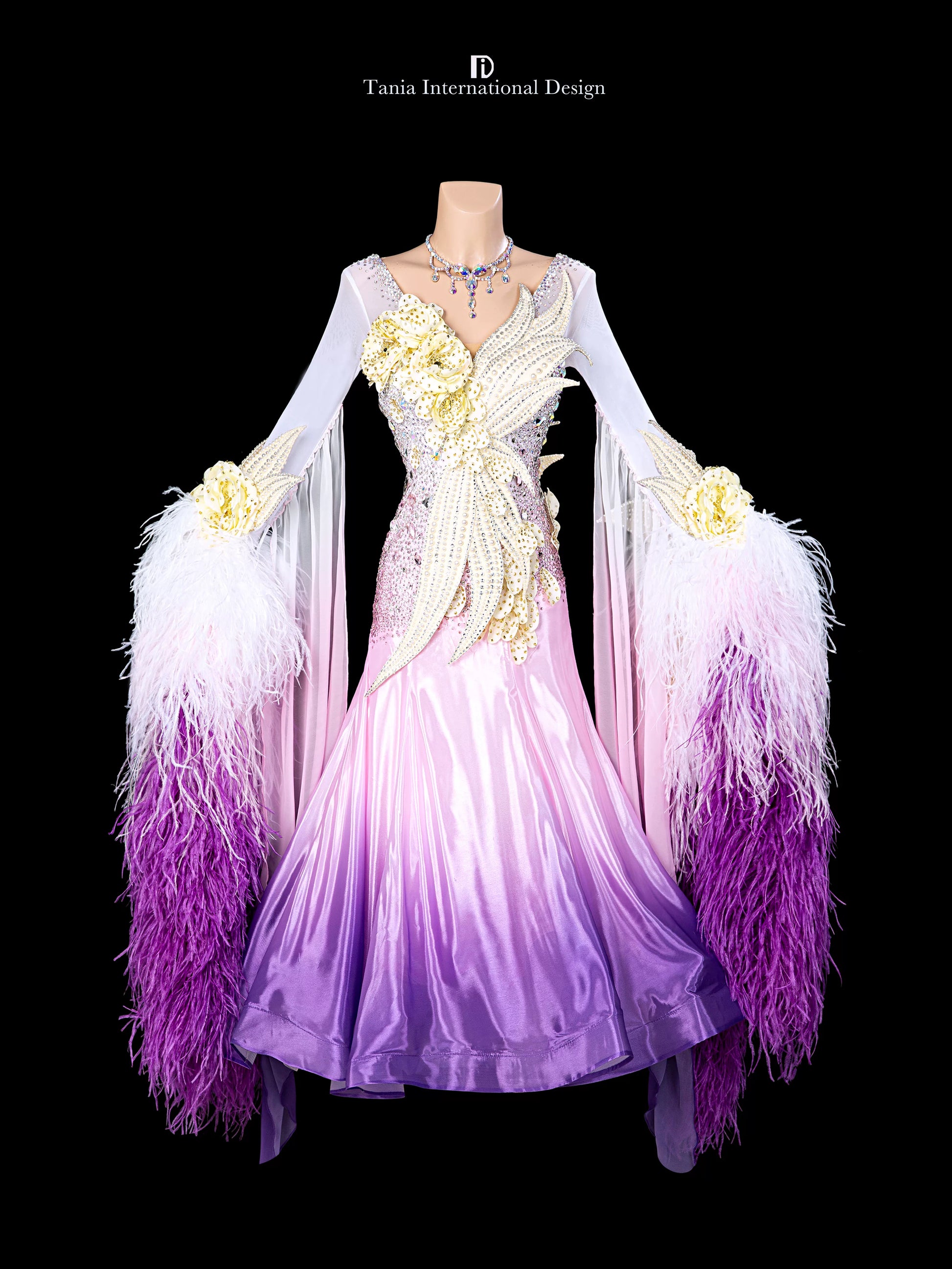 TID M1310 women's ballroom dance dress ballroom dance professional competition costume - Mine·Jas
