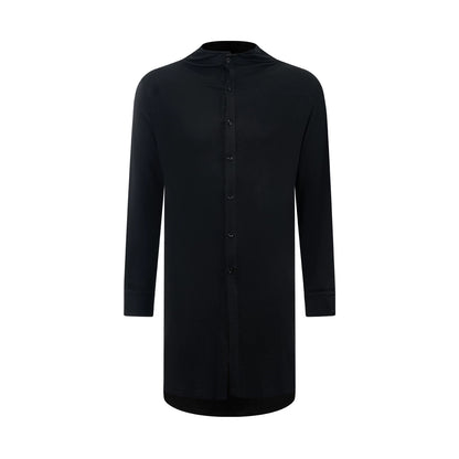 DUYQ "Men's Series" 006 Single-breasted texture long-sleeved top Latin dance suit men's teaching class