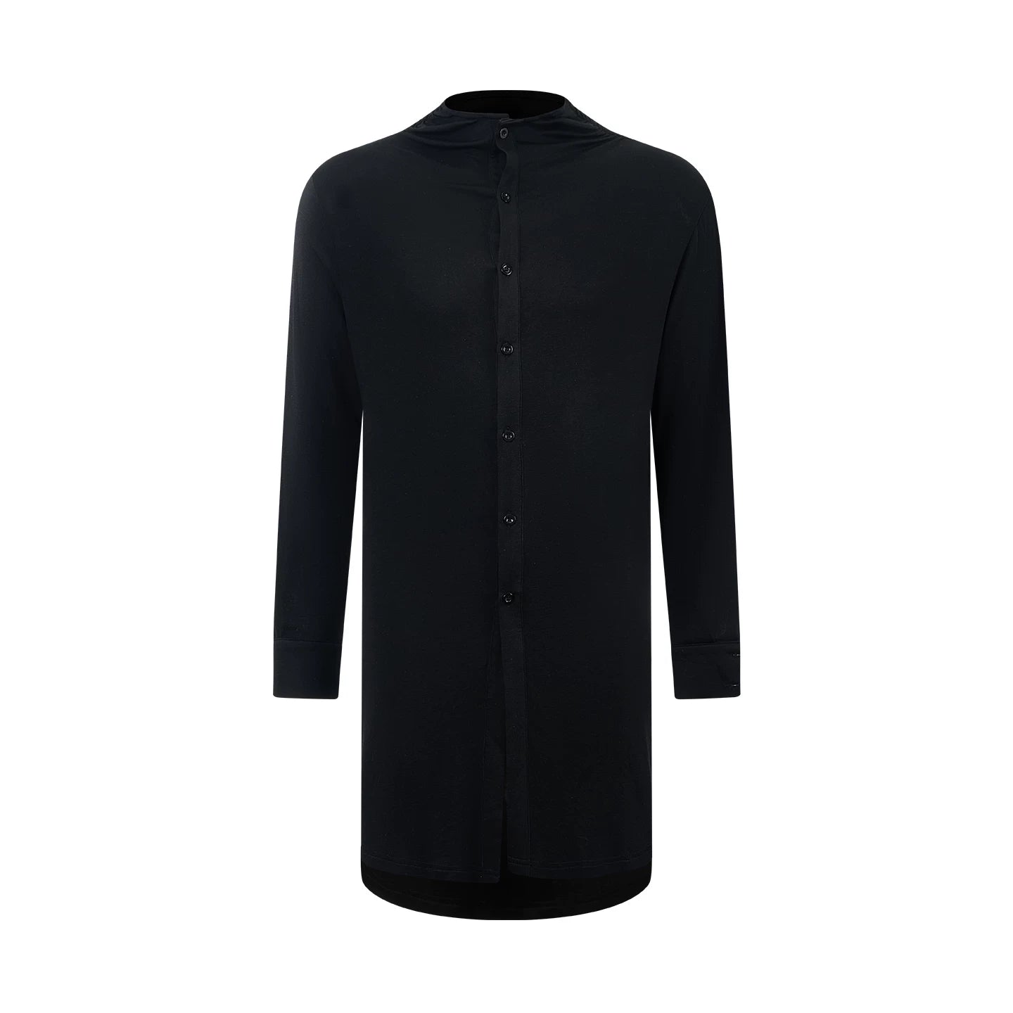 DUYQ "Men's Series" 006 Single-breasted texture long-sleeved top Latin dance suit men's teaching class