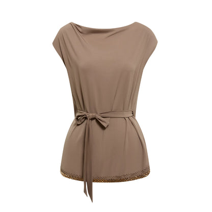 DUYQ [Polina-3] 006 positive and negative two wear versatile vest women's top Latin dance practice clothes professional