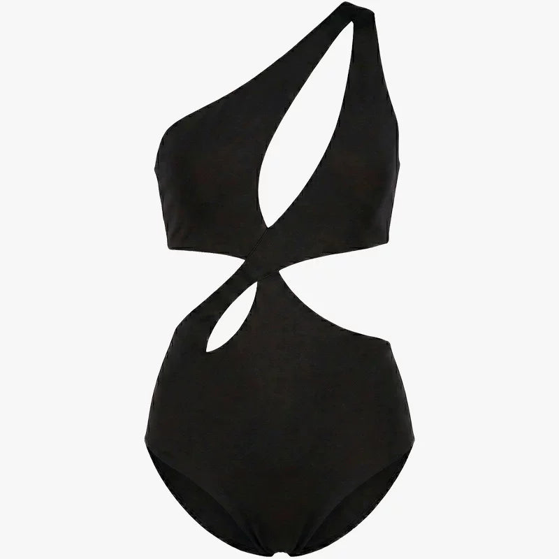 UDANCE Latin dance costume versatile bodysuit slanted shoulder hollow strap Latin dance practice clothes nude clothing