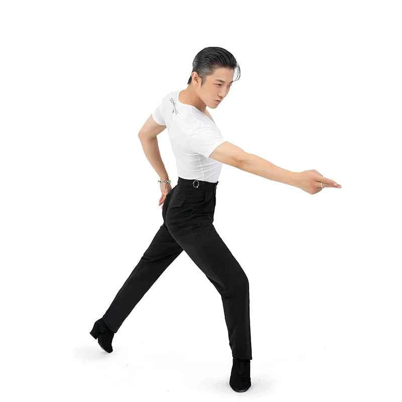 DONGXIN men's Latin dance tapered radish pants practice pants NK162
