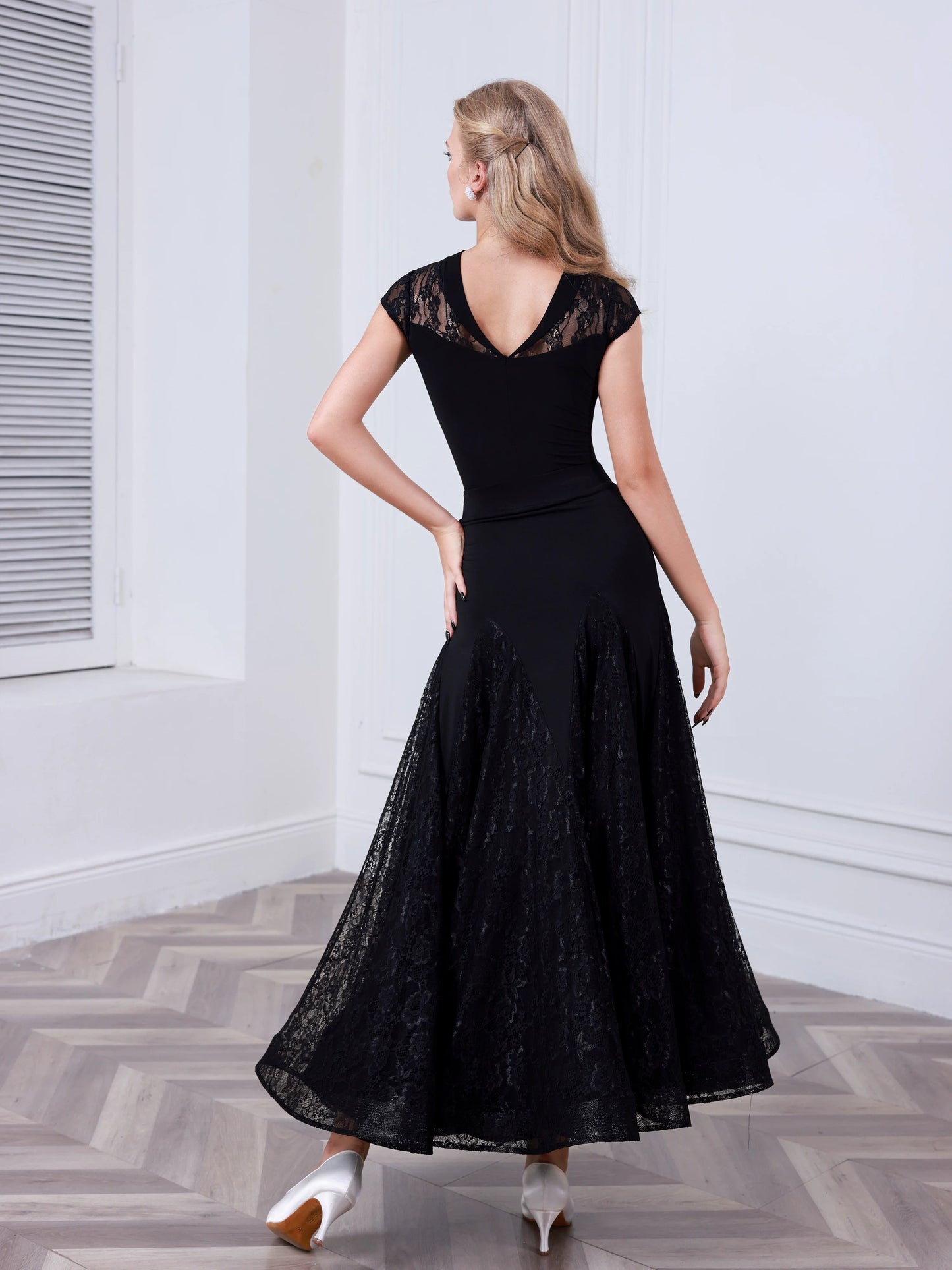 TID ballroom dance skirt and top performance ballroom dance swing skirt and top B058/S008