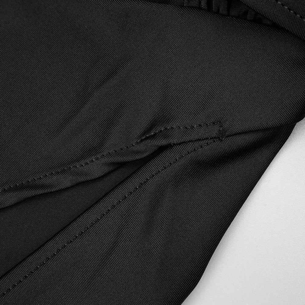 BD2650 slit backless halterneck dress