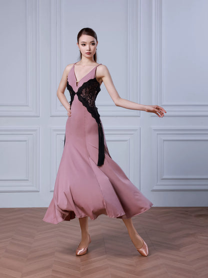TID modern dance skirt new ballroom dance waltz pendulum dress premium women's dance skirt