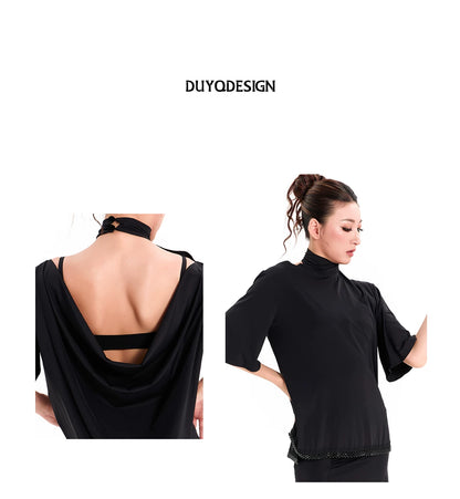 DUYQ "Mountain Awakening Rain Modern" 003 Loose One Size Top National Standard Women's Modern Dance Practice Suit Professional