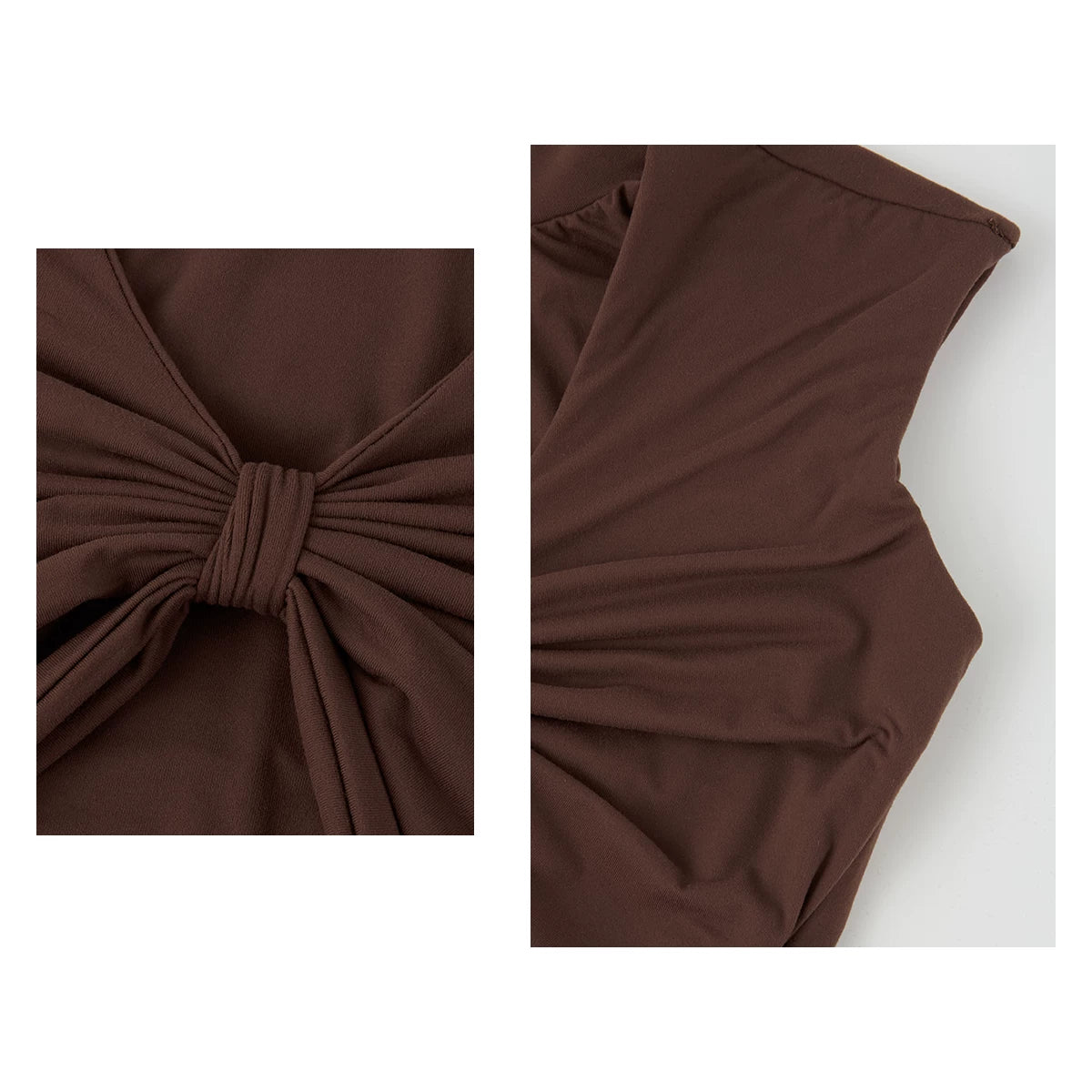 DUYQ welfare single product 029 sleeveless pile collar Basics top national standard Latin dance suit