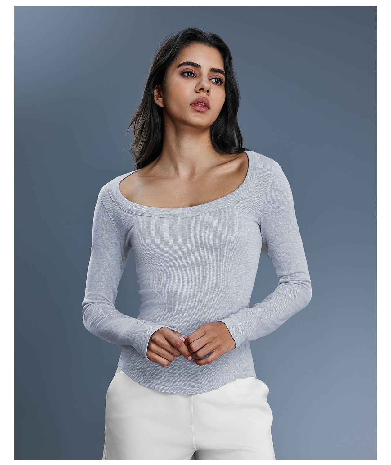D25181 modal long sleeve t-shirt
