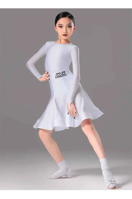 MLX children's Latin dance costumes children's competition grading regulations professional national standard dance performance costumes