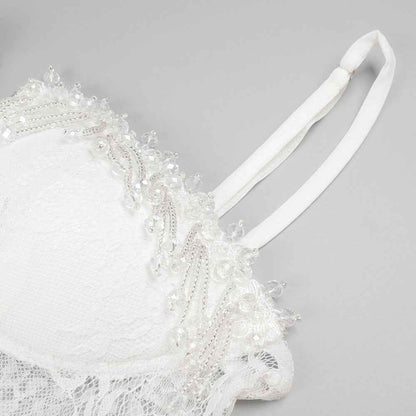 BD2628 one-shoulder lace slim dress