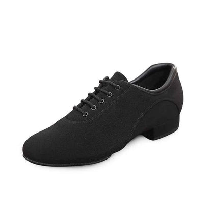 DRH-301 Men's Adult Ballroom Dance Shoes Stretch Cloth Soft Sole Dance Shoes