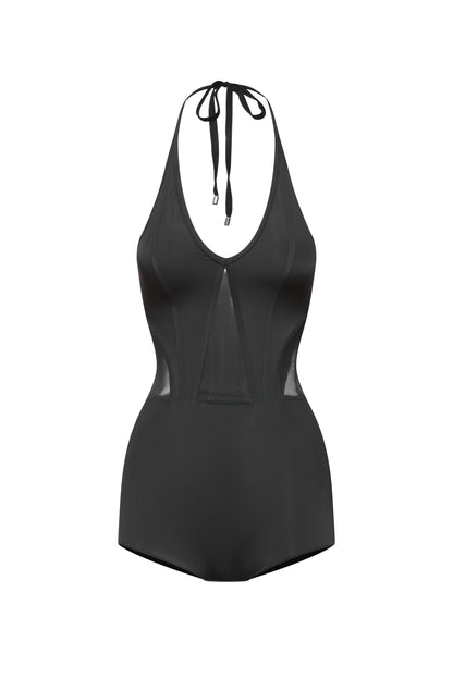 DUYQ "Mountain Awakening Rain Latin" 014 Classic Neck Suspender Top National Standard Women's Latin Dance Practice Suit