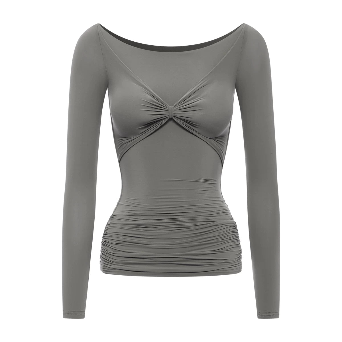 DUYQ welfare single product 030 long-sleeved shoulder top national standard Latin dance practice suit