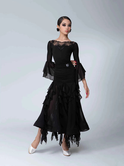 TID children's modern dance skirt senior national ballroom dance performance suit girls dance suit