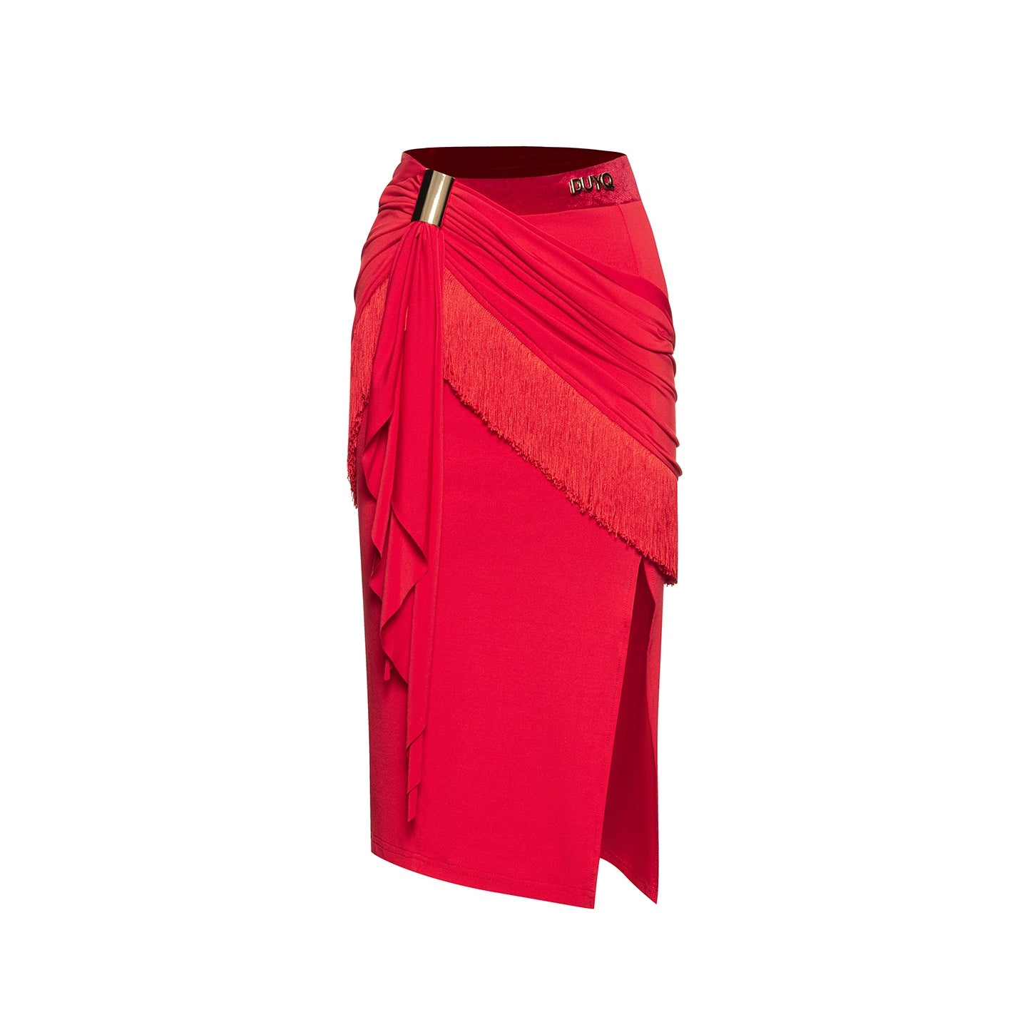 DUYQ [NSAD] 004 Rumba Kink Split Skirt Latin Women's Practice Suit Professional Premium New Product