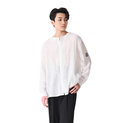 BOBO boys' new Latin dance clothes, professional tops, adult practice clothes, art test performance training clothes, men's shirts