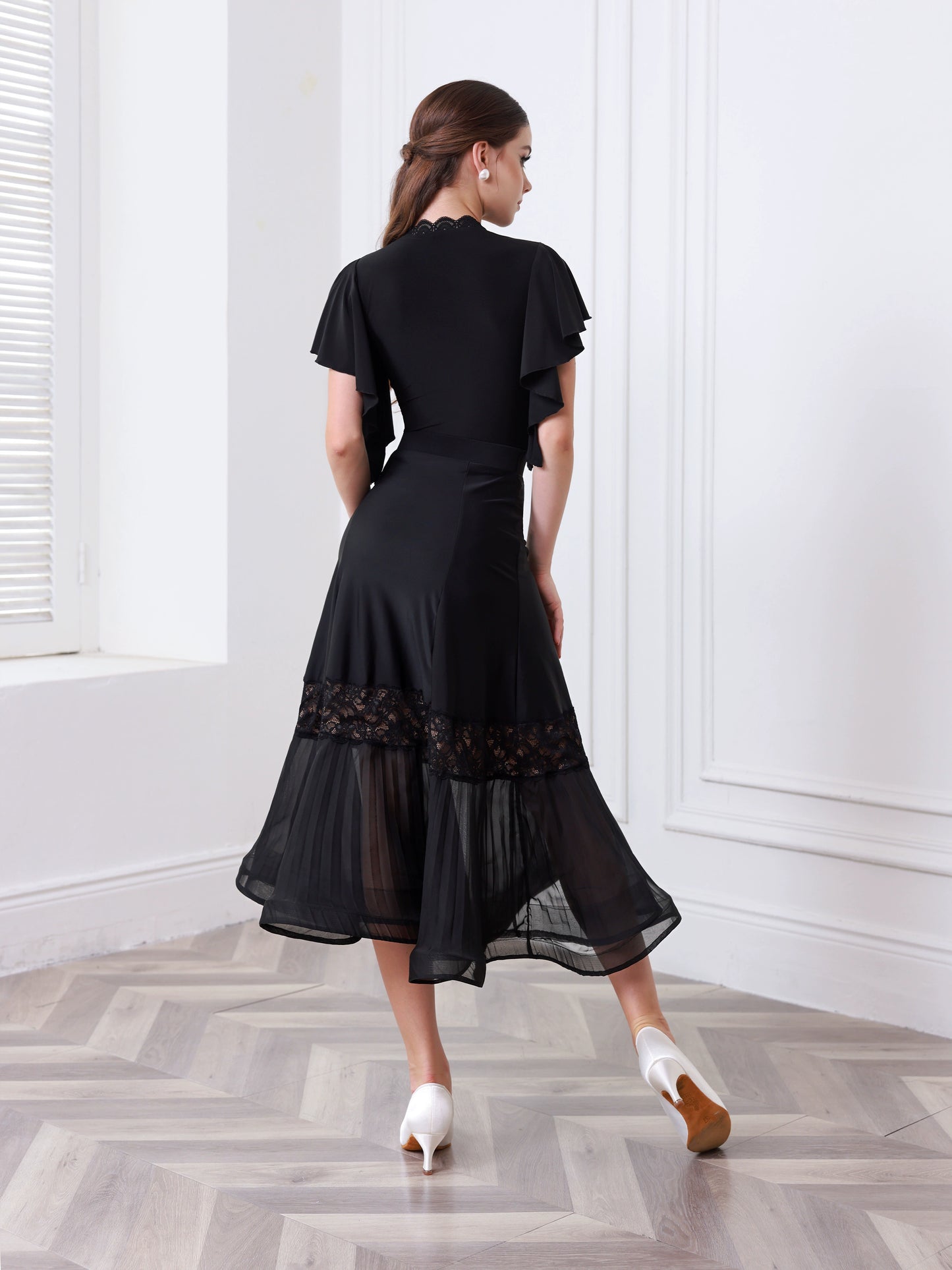 TID summer new ballroom dance skirt premium ballroom dance top