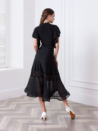 TID summer new ballroom dance skirt premium ballroom dance top