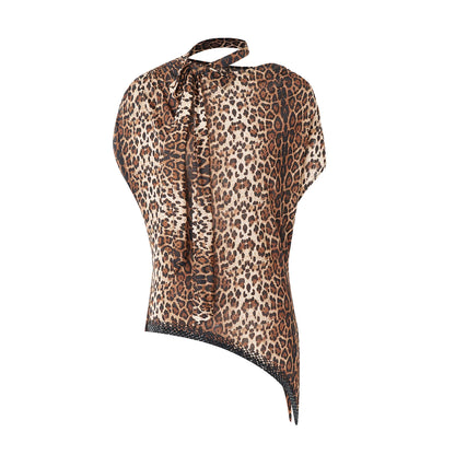 DUYQ "Leopard Hidden, Xia Ying" Modern 003 Original Loose One Size Top National Standard Women's Modern Dance Practice Suit