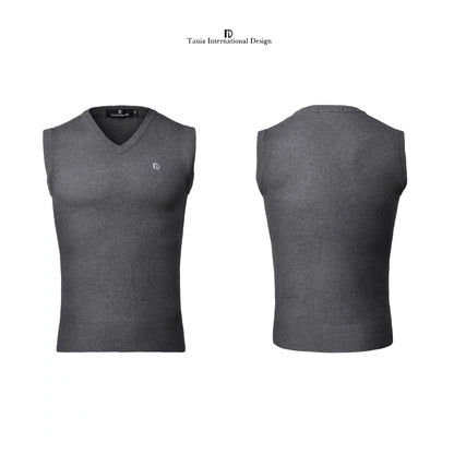 TID.A007 Men's Ballroom Top Wool Vest Professional National Standard Dance Practice Suit Knitted Top