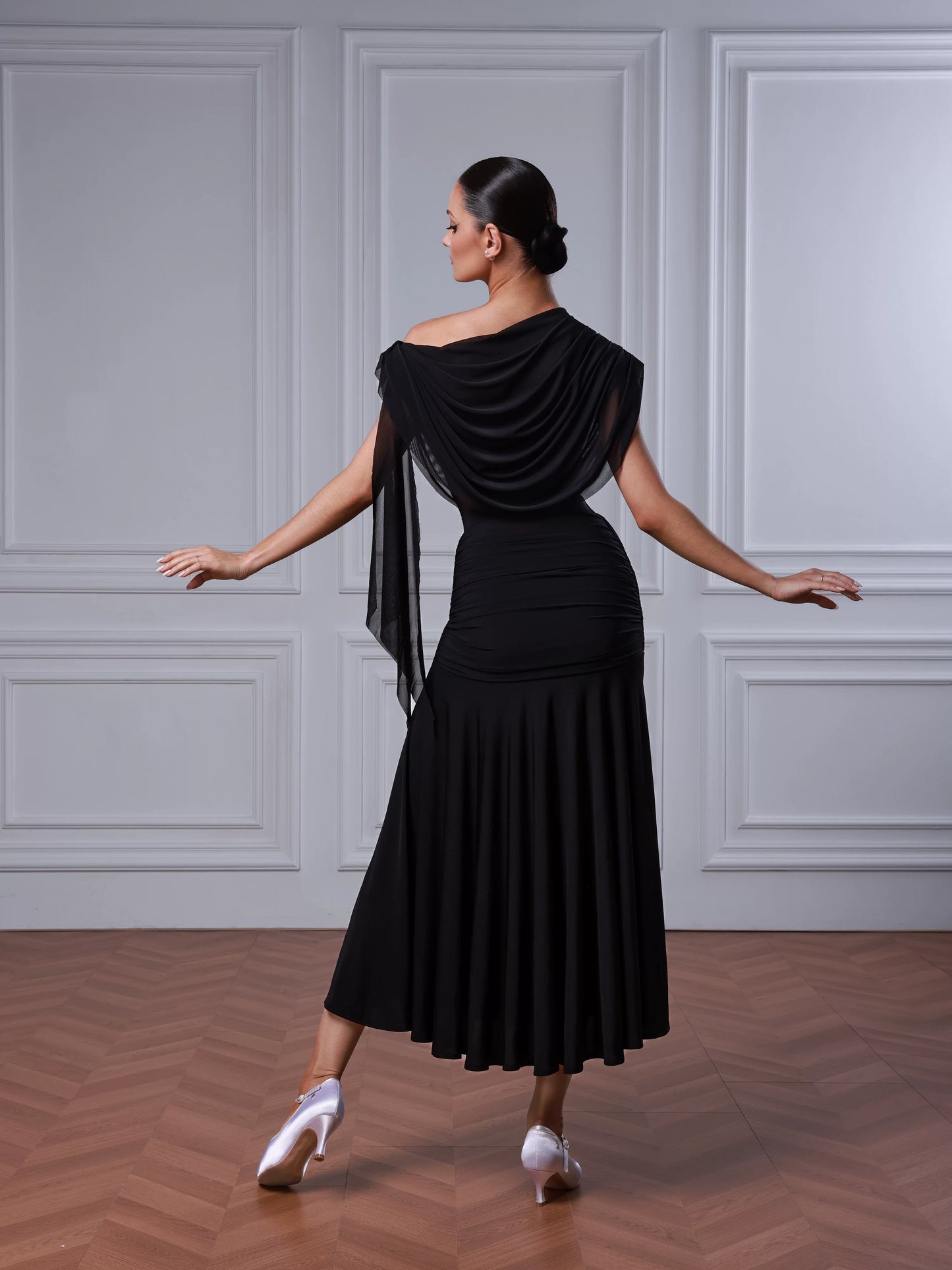 TID modern dance practice suit female ballroom dance practice suit waltz skirt B082/S051