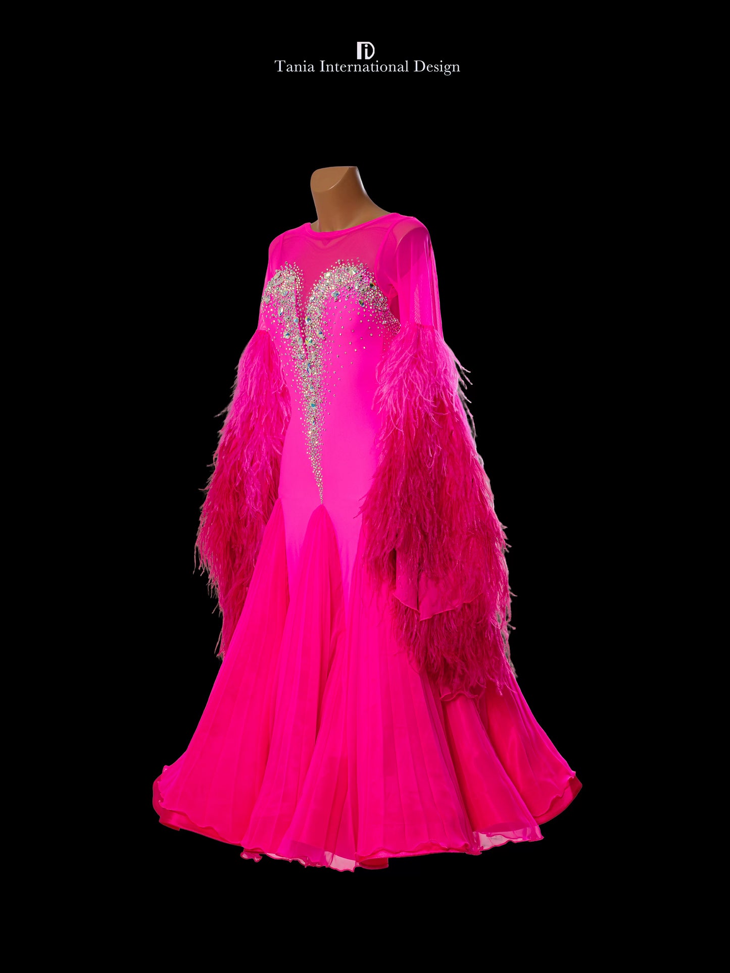 TID M369 women's ballroom dance dress ballroom dance professional competition costume - Mine·Jas