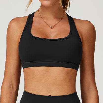 ZC. EWX2020 Naked beauty back yoga bra quick-drying sports underwear running shock-absorbing fitness bra