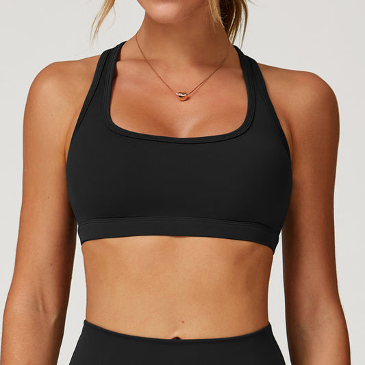 ZC. EWX2020 Naked beauty back yoga bra quick-drying sports underwear running shock-absorbing fitness bra