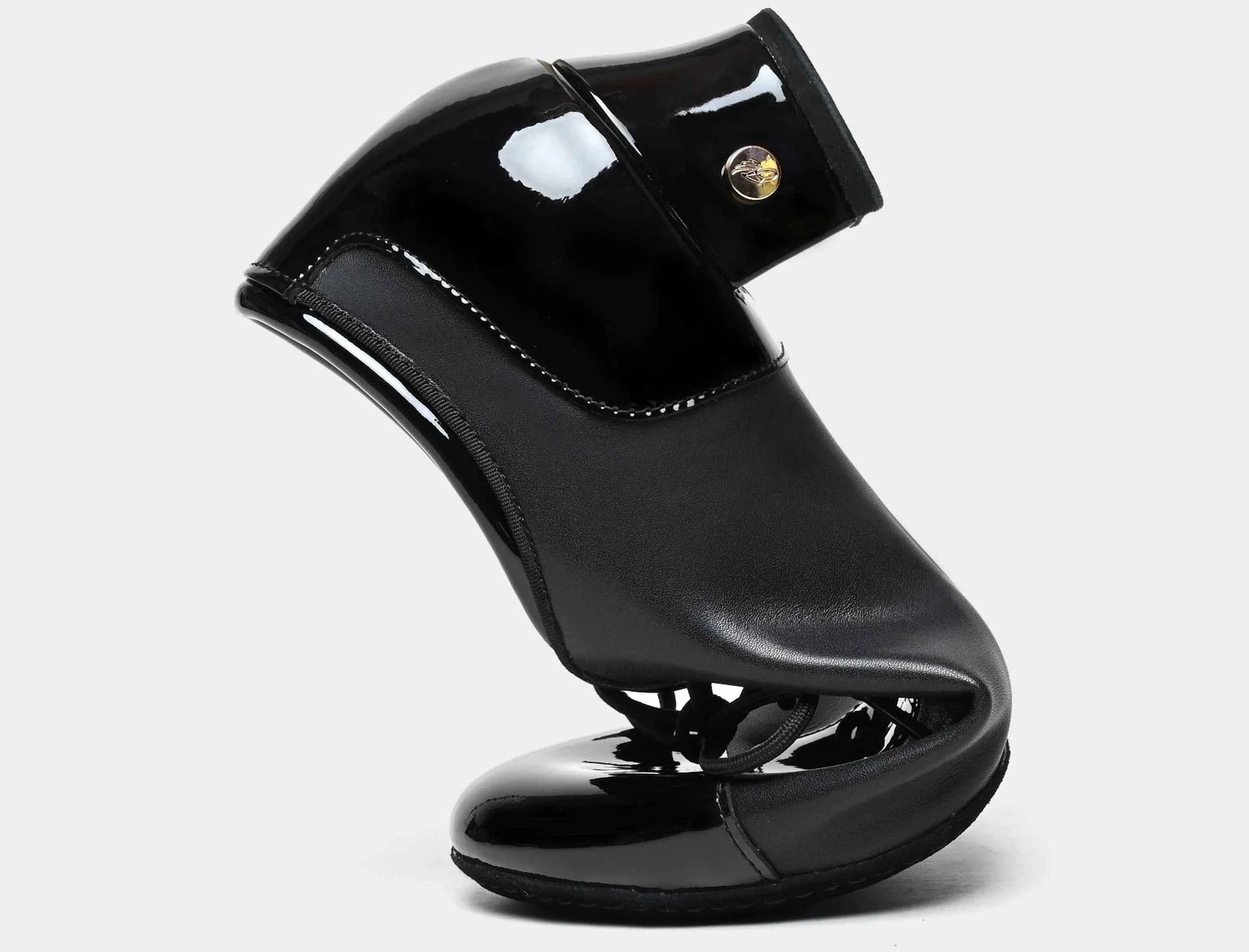 Aba genuine Latin dance shoes professional adult men's leather soft-soled dance shoes middle heel national standard practice dance shoes