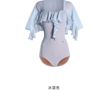 TID women's top high-end floating sleeve dance suit professional ballroom dance practice clothing B086/M001
