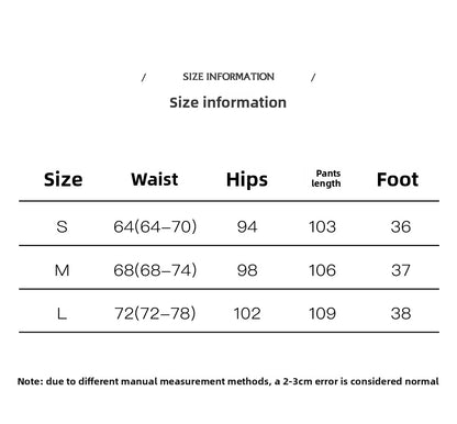 DUYQ "Female Teacher Series" 013 Adjustable elastic belt straight pants Latin dance practice clothes teaching class