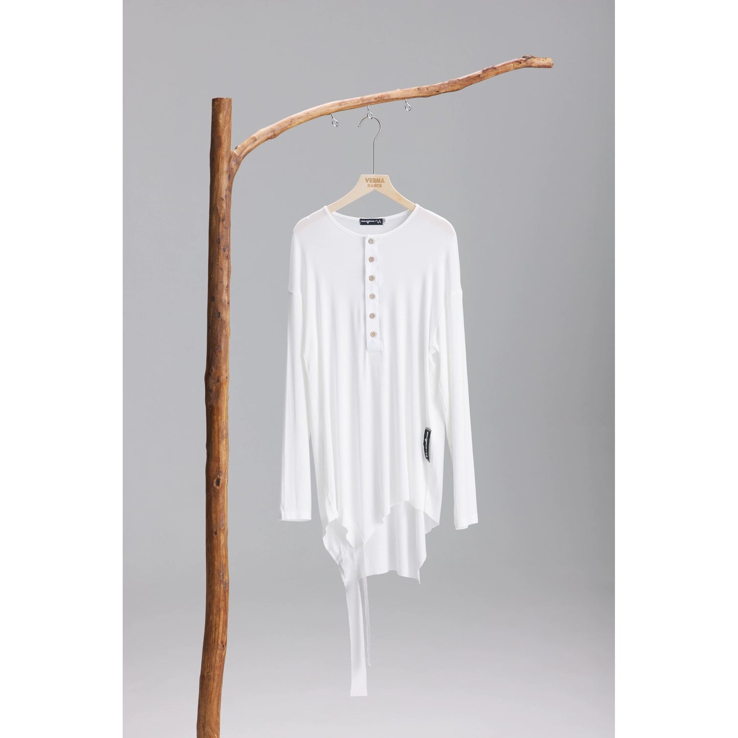 VERNAxBANGGIRL.VA008 Men's Designer Loose Latin Practice Top, Skin-Friendly Fabric - Mine·Jas