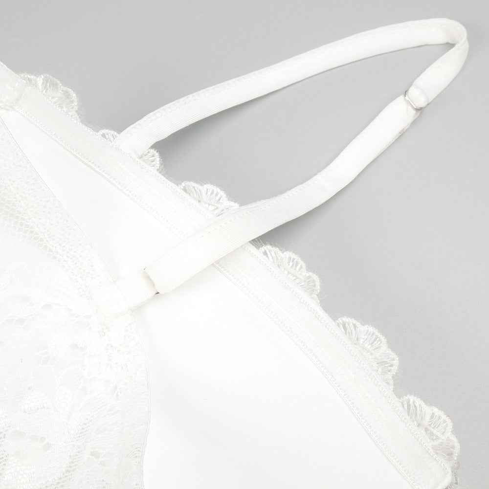 BD2628 one-shoulder lace slim dress