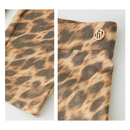 DUYQ welfare single item 027 leopard print snake print tight Latin dance pants