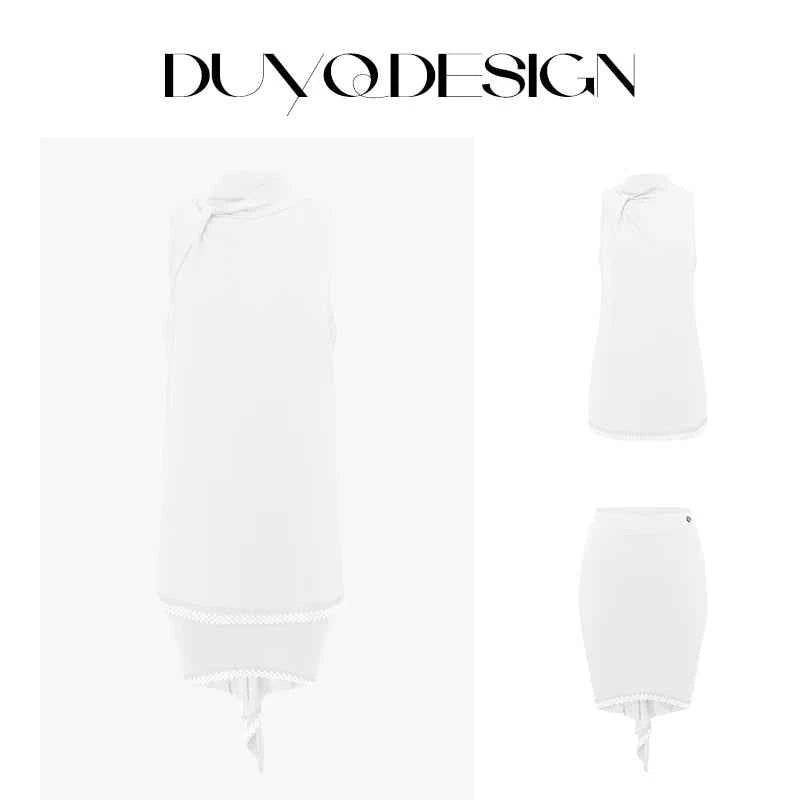 DUYQDSIGN014 Nine-color classic welfare set, including tops and skirts