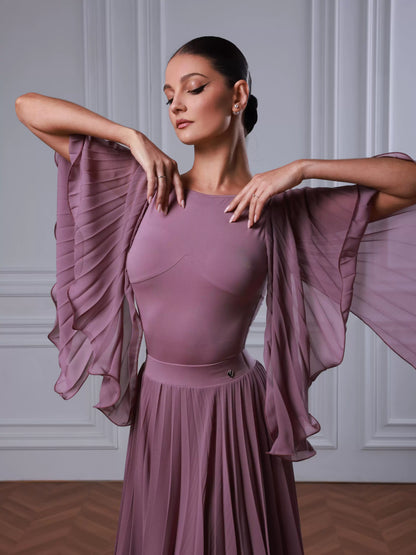 TID modern dance practice suit women's new pleated skirt fashion dance clothes ballroom dance skirt