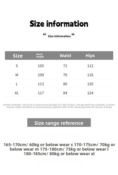 DUYQ men's series 017 thin drawstring lace-up trousers Latin dance professional practice performance clothes black and gray