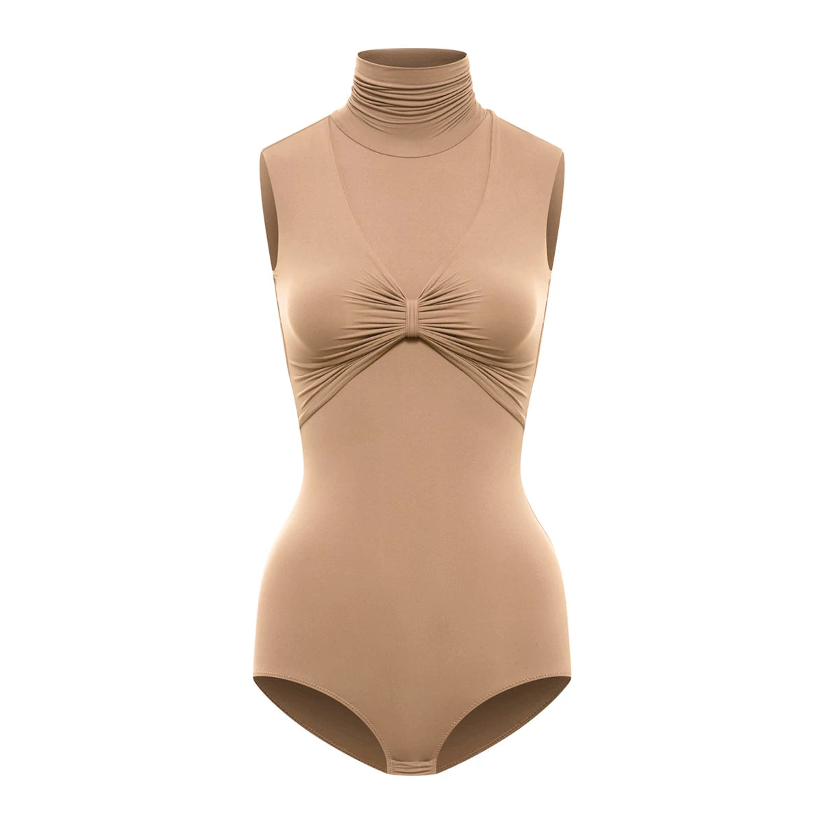 DUYQ welfare single product 029 sleeveless pile collar Basics top national standard Latin dance suit