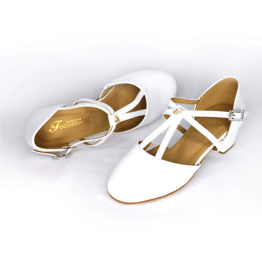 FocusDance Dance Shoes Original Design New Children's Ten Dance Shoes Latin Modern Through Competition